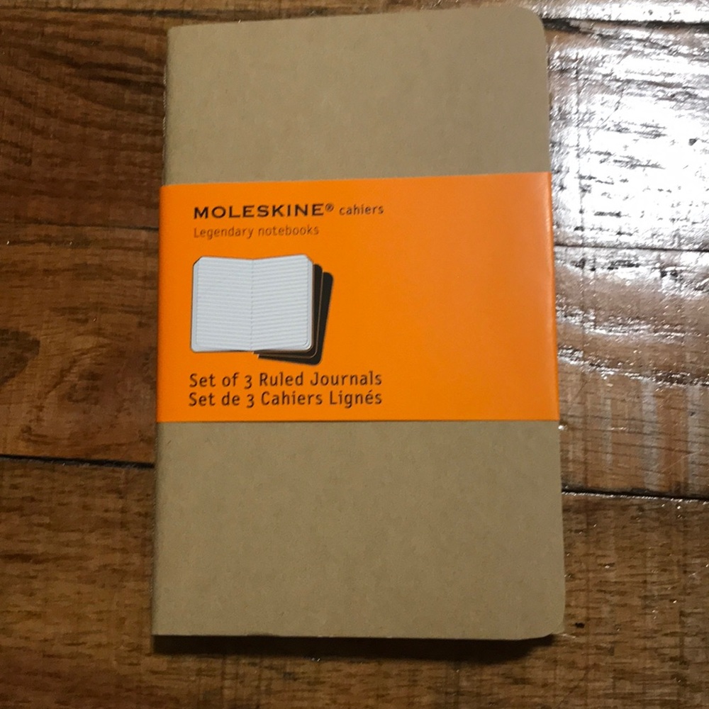 Moleskine legendary notebook: 3 Set Ruled Journals